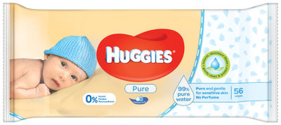 Huggies lingettes bebe 56pc Pure - Photo 2