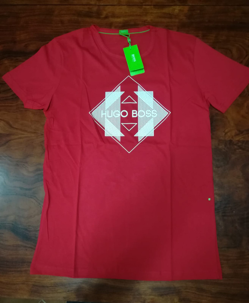 Hugo Boss Marken T Shirts Rot