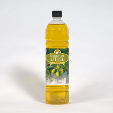 Huile d&#39;olive pure fabriquée en Espagne, bouteille PET 1L en gros