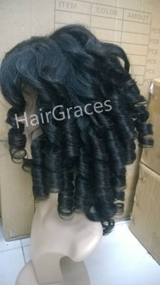 Human Hair Lace wig top lace perruque 100% naturel boucle curly french curly - Photo 5