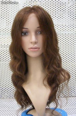 Human Wig Full lace frise couleur 4#