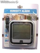 Humedad de alerta y termómetro, medidor de rocío, alarma de humedad / moho alert