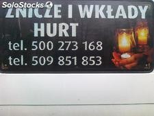 Hurt -detal wkłady znicze