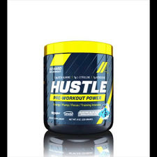 hustle pre-workout au goût de bleu razz