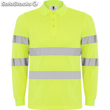 Hv polaris long sleeve polo shirt s/l fluor yellow/garden green ROHV93060352221