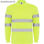 Hv polaris long sleeve polo shirt s/l lead/fluor yellow ROHV93060323221 - 1