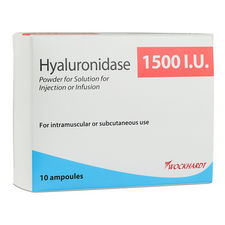 Hyaluronidase (2x1500 IU) de alto grau para venda