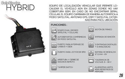 Hybrid Equipo dual, Satelital y celular precio en dólares antes de iva