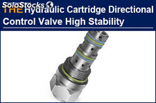 Hydraulic cartridge directional control valve with high pressure resistance and