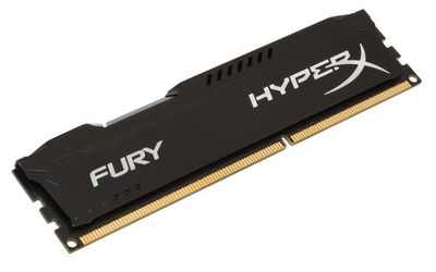 Hyperx fury black 8GB 1600MHZ DDR3