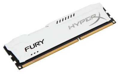 Hyperx fury white 8GB 1600MHZ DDR3