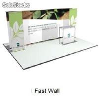 i Wall Porta banner Wall de Aluminio