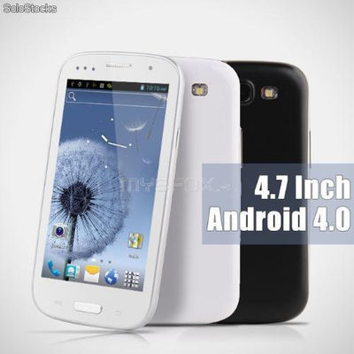 i9300 mtk6577 Dual-core 1GHz Android4.0, 4.7&amp;quot;+fwvga:854x480, 8.0mp(Front0.3) - Zdjęcie 2