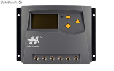 Identificação automática de LCD para controlador de sistema solar 50A 12V/24V