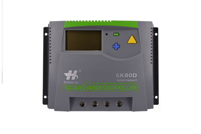 Identificação automática de LCD para controlador de sistema solar 80A 12V/24V