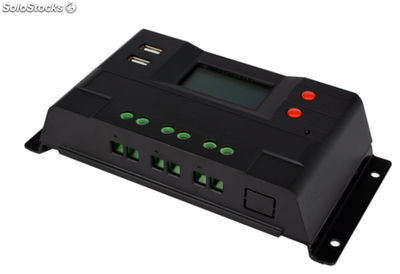 Identificação automática de LED controlador de sistema solar 10A 20A 12V/24V - Foto 3