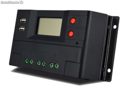 Identificação automática de LED controlador de sistema solar 10A 20A 12V/24V - Foto 4