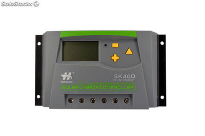 Identificação automática de LED para controlador de sistema solar 40A 12V/24V