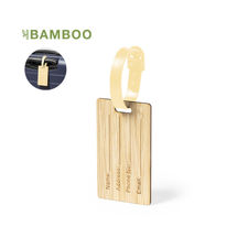 Identificador para maletas de bambú
