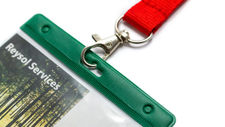 Identificador troquelado en PVC con cabecera en variados colores