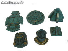 Idoli della civiltà Maya . Stock 47