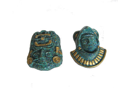 Idoli della civiltà Maya . Stock 47 - Foto 3