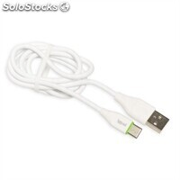 iggual cable USB-A-USB-C 100 cm blanco