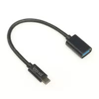 iggual Cable usb otg 3.0 usb-a-usb-c 20 cm negro