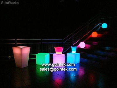Iluminação led Cadeiras cubo de humor - Foto 2