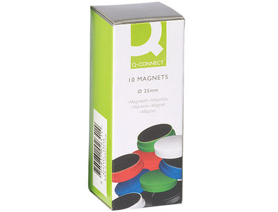 Imanes para sujecion q-connect ideal para pizarras magneticas20 mm colores - Foto 2