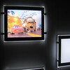 Immobilienmakler Display Led Fenster Leuchttafeln Landschaft A4