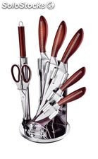 Imperial Collection IM-V8; Coltello in acciaio inox Set 8pcs Marrone