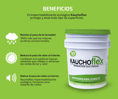 Impermeabilizante ecologico de caucho liquido reciclado KauchoFlex® Ecoprotect - Foto 3