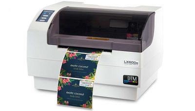 Impresora de etiquetas a color LX610e. Imprime y recorta