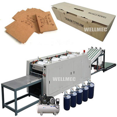 Impresora flexográfica de bolsas de papel de cartón de papel de 2 a 4 colores