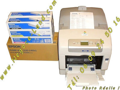 Imprimante Laser Couleur Epson AcuLaser C4200DN Réseau Usb + 6 Toners + 1 Four - Photo 2
