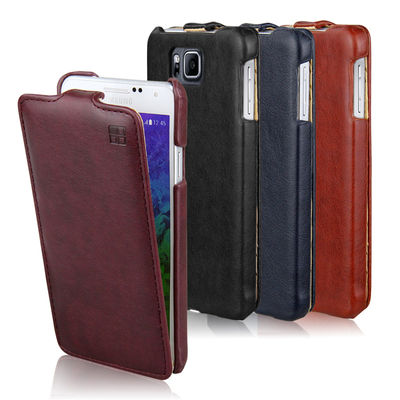 IMUCA Conciso Funda de cuero para Samsung Galaxy Alfa / G850 (4 colores)