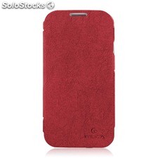 IMUCA Vintage Suede Funda de cuero Flip Side teléfono móvil del caso bolsas y