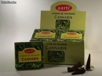 Incenso Conos Aarti Cannabis