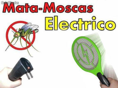 Increible raqueta electrica mata moscas y mosquitos recargable