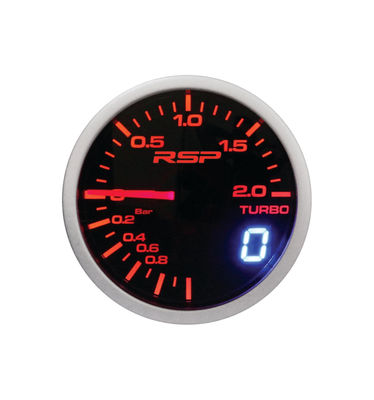 Indicadores y relojes LED de 52mm turbo, presión, temperatura, etc Presión turbo - Foto 2