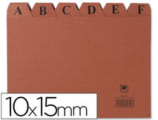 Indice fichero liderpapel carton Nº3 100X150 mm