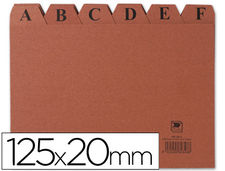 Indice fichero liderpapel carton Nº4 125X200 mm