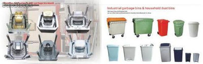 Industrial garbage bins mould