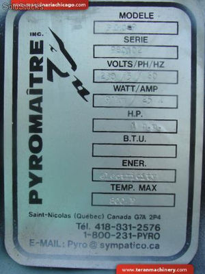Industrial oven Pyromaitre Watts: 9000w 9kw. For Sale - Foto 4