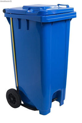 Industrieller Container mit Pedal 120 Liter (Blau) - Sistemas David