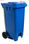 Industrieller Container mit Pedal 120 Liter (Blau) - Sistemas David - 1