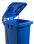 Industrieller Container mit Pedal 120 Liter (Blau) - Sistemas David - Foto 2