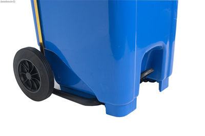 Industrieller Container mit Pedal 120 Liter (Blau) - Sistemas David - Foto 3
