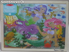 IngeniaCrea: Rompecabezas de Sirena de 48 piezas. Melissa &amp; Doug